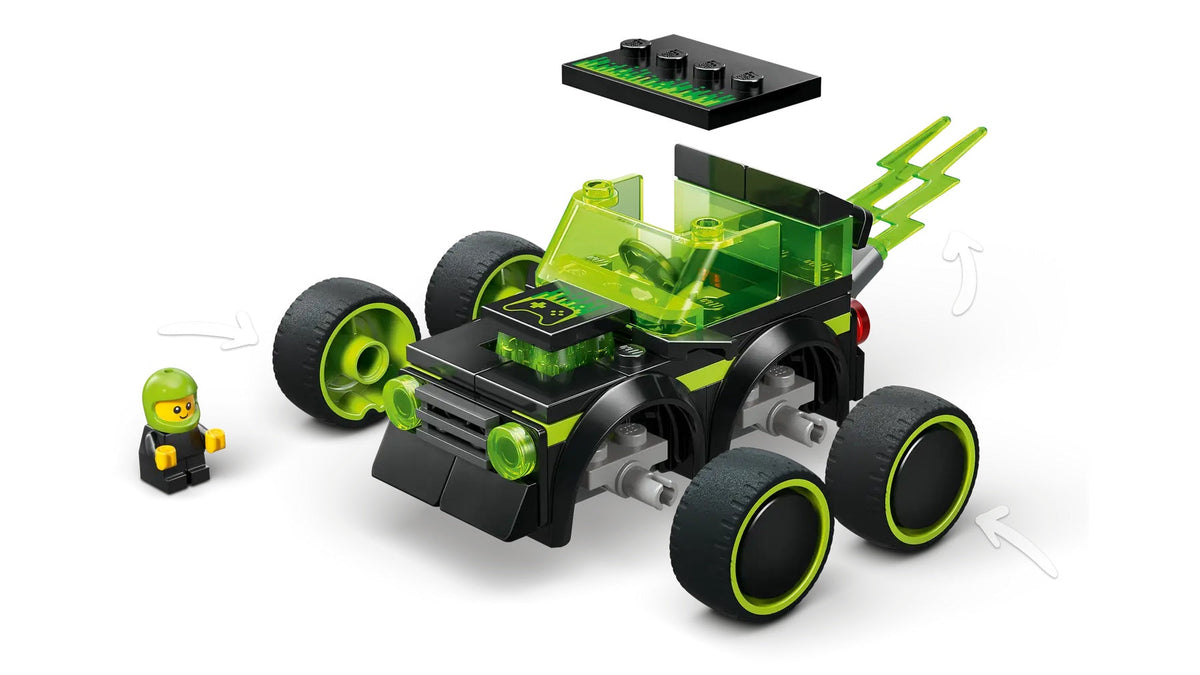 Lego City Rides Gaming Race Car Building Set for Kids