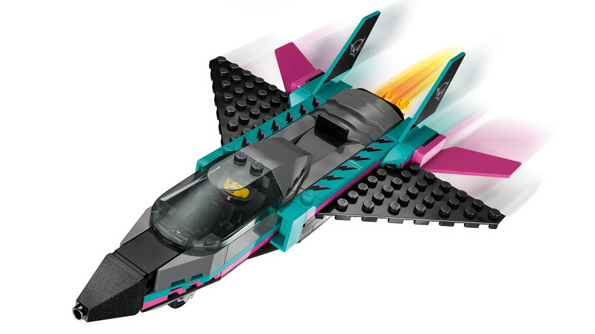 Lego City Jet vs Car - Kids Building Set, Action-Packed Construction Toy