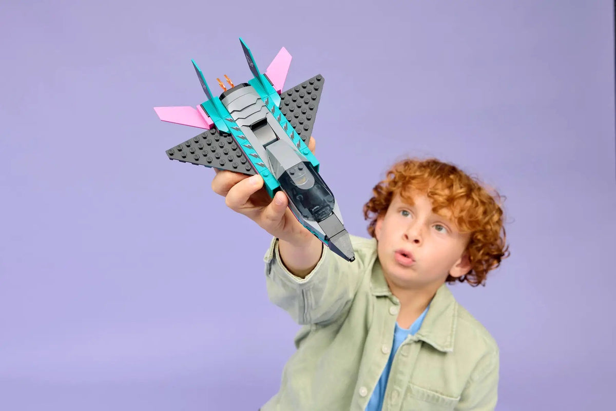 Lego City Jet vs Car - Kids Building Set, Action-Packed Construction Toy