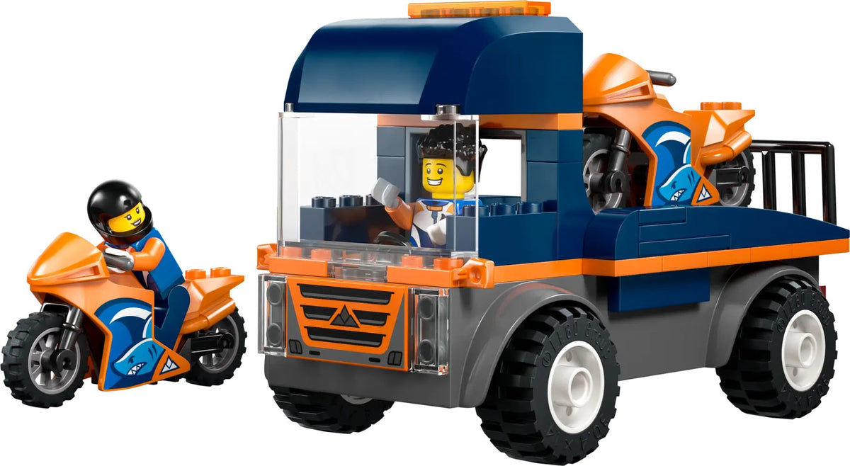 Lego City Motorcycle Transporter