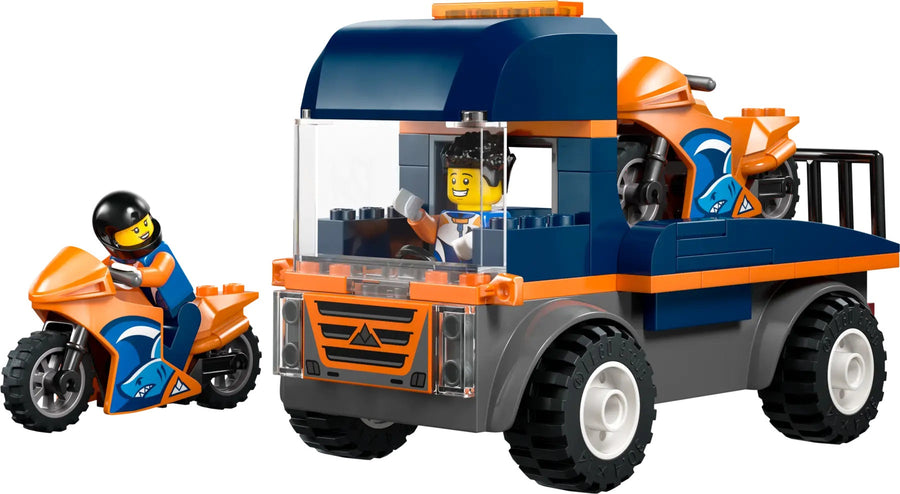 Lego City Motorcycle Transporter