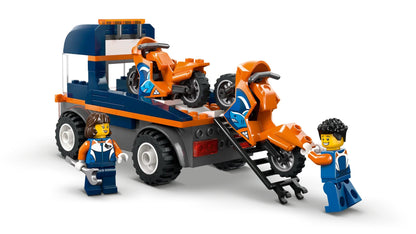 Lego City Motorcycle Transporter