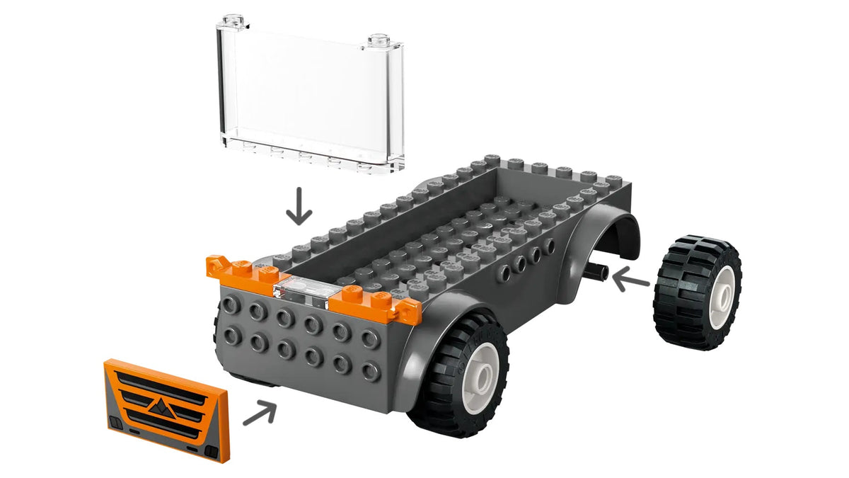 Lego City Motorcycle Transporter