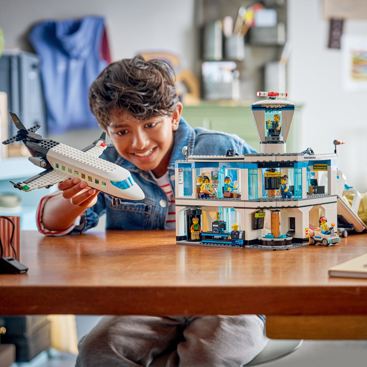 Lego City Airport With Airplane Building Toy for Kids