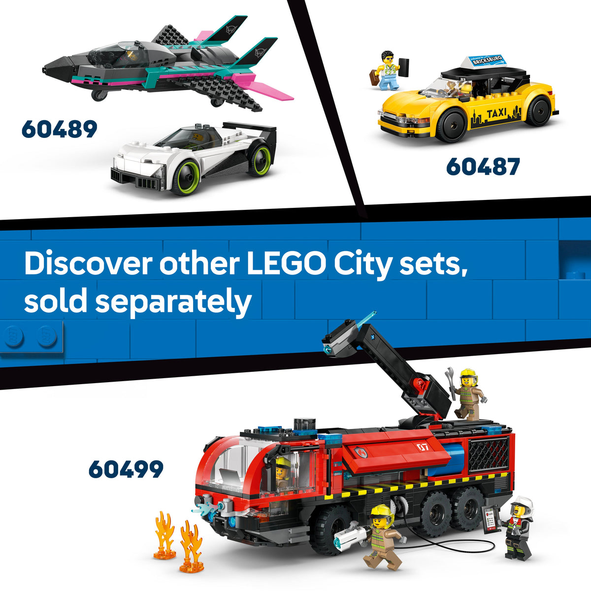 Lego City Airport With Airplane Building Toy for Kids