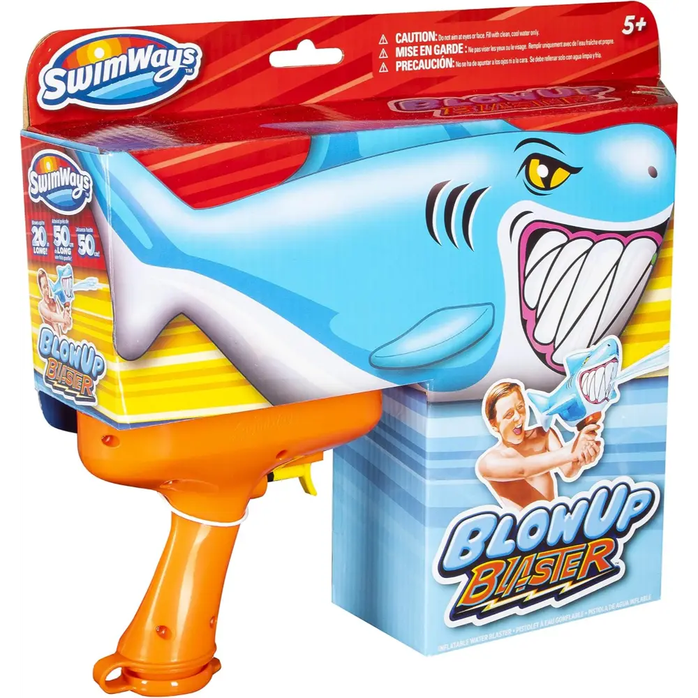 Swimways Blow Up Blaster Shark