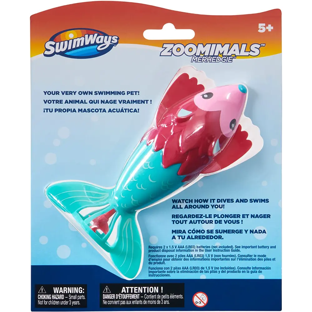 Swimways Zoomimals Merhedgie Battery-Operated