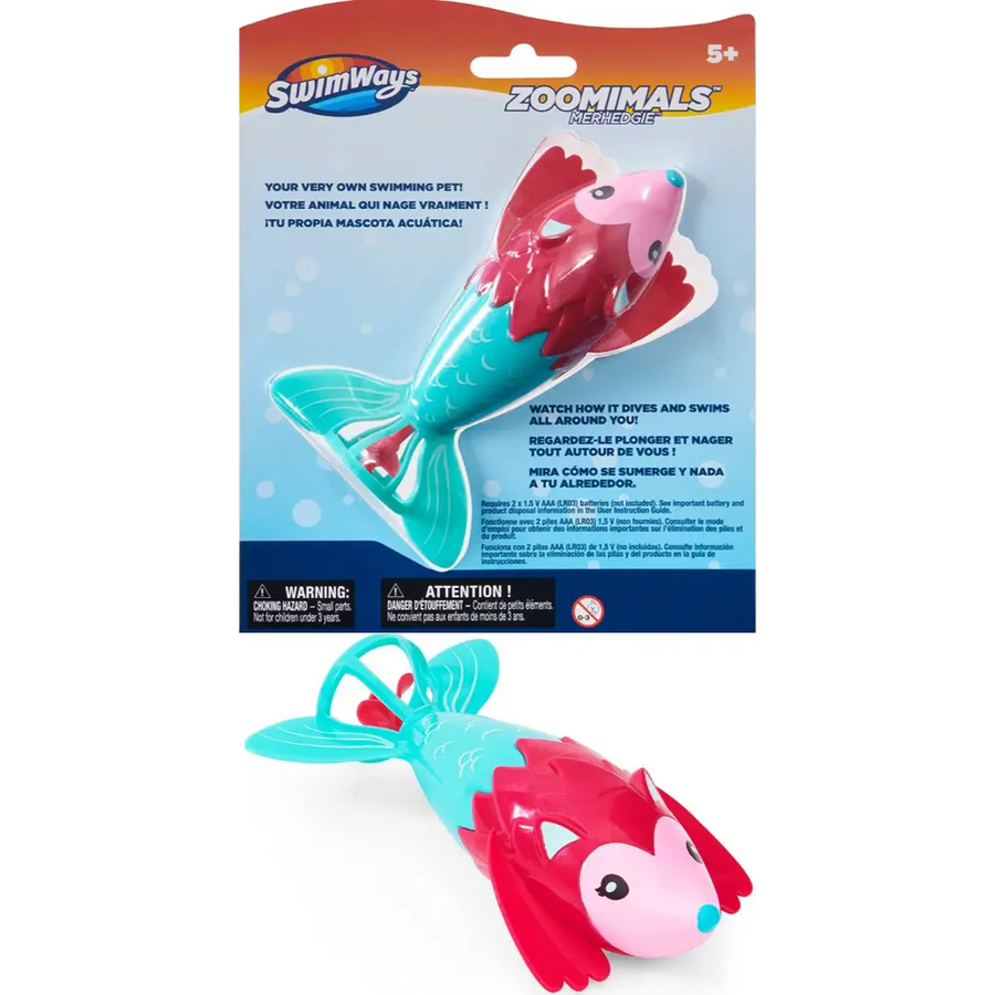 Swimways Zoomimals Merhedgie Battery-Operated