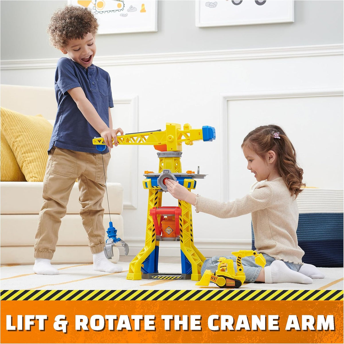 Rubble & Crew Bark Yard Crane Tower Battery Operated