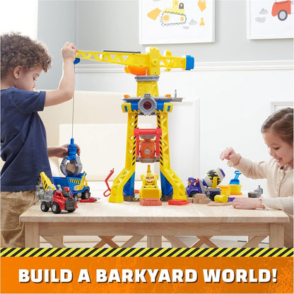 Rubble & Crew Bark Yard Crane Tower Battery Operated