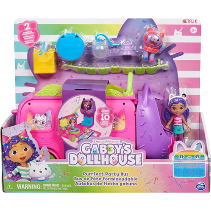 Gabby's Dollhouse Sprinkle Party Bus Playset