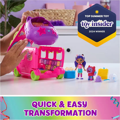 Gabby's Dollhouse Sprinkle Party Bus Playset