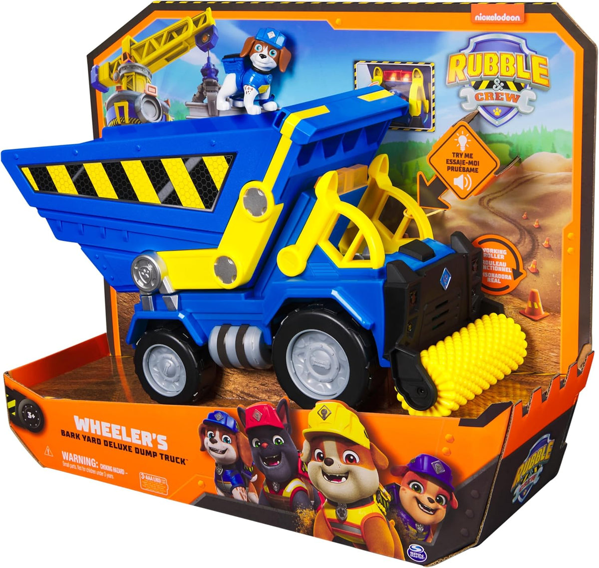Rubble & Crew Deluxe Wheeler Dump Truck Battery Operated