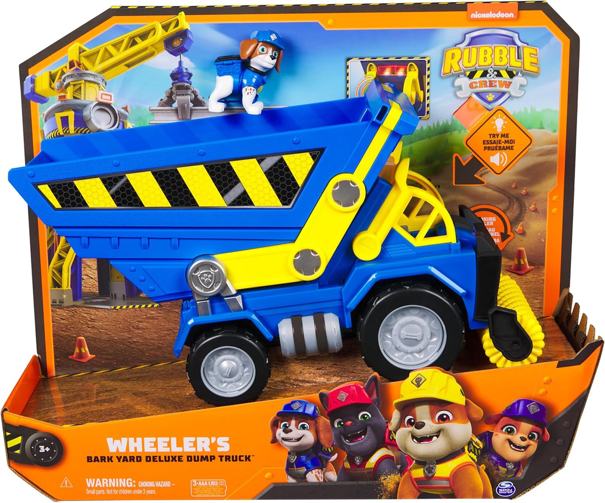 Rubble & Crew Deluxe Wheeler Dump Truck Battery Operated
