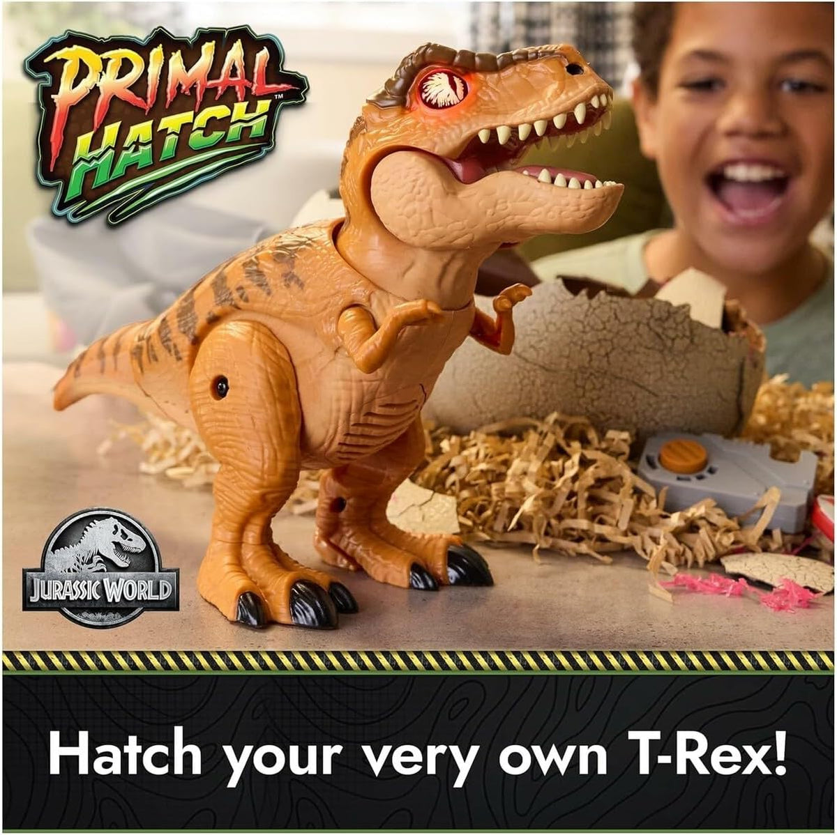 Primal Hatch Interactive Hatching Dino Battery-Operated