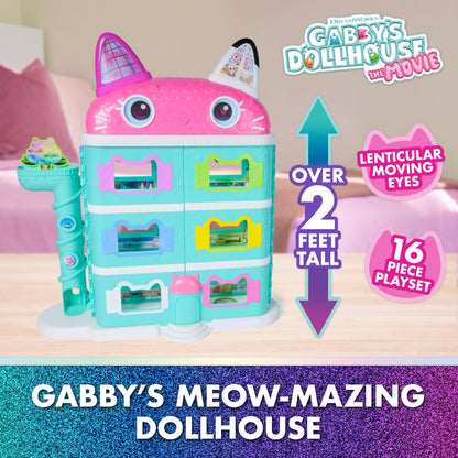 Gabby's Dollhouse Movie Dollhouse Playset with Figure & 8 Accessories