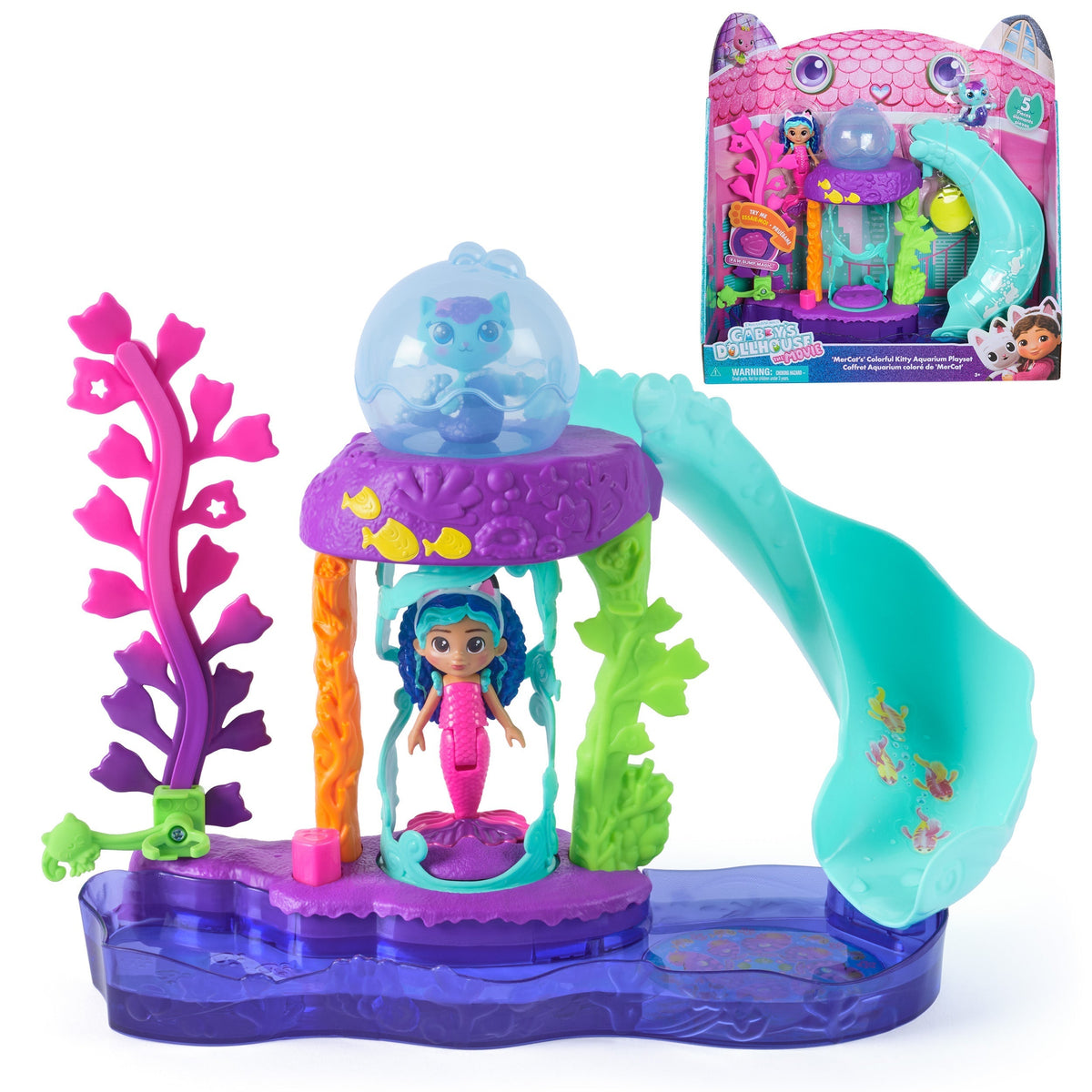 Gabby's Doll House Movie Aquarium Playset