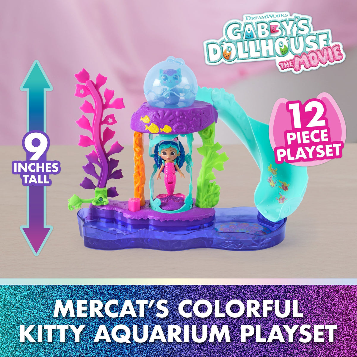Gabby's Doll House Movie Aquarium Playset