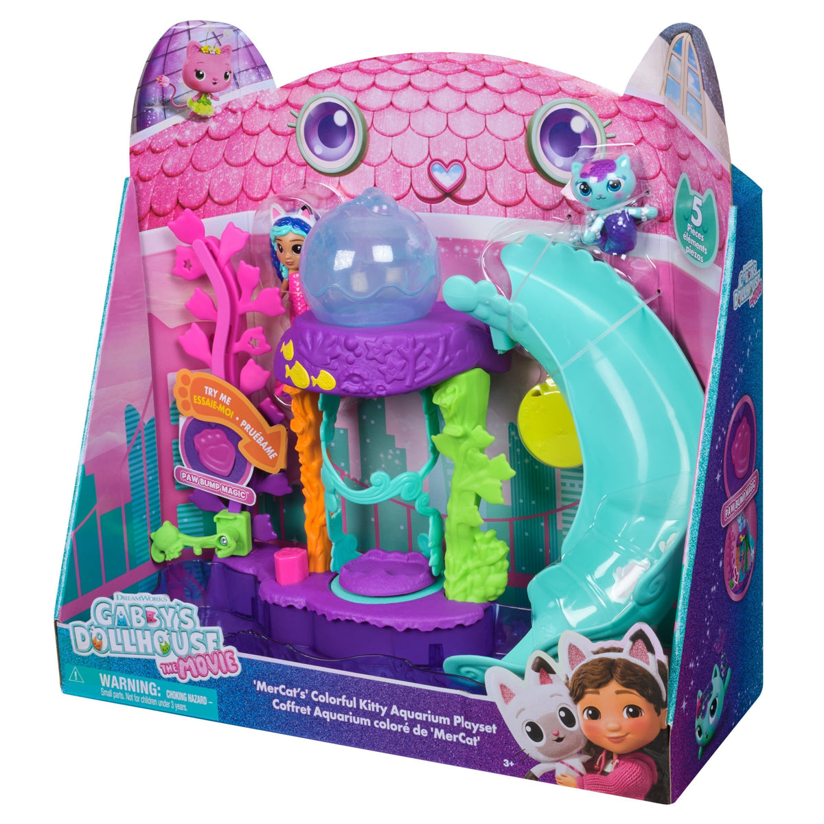 Gabby's Doll House Movie Aquarium Playset