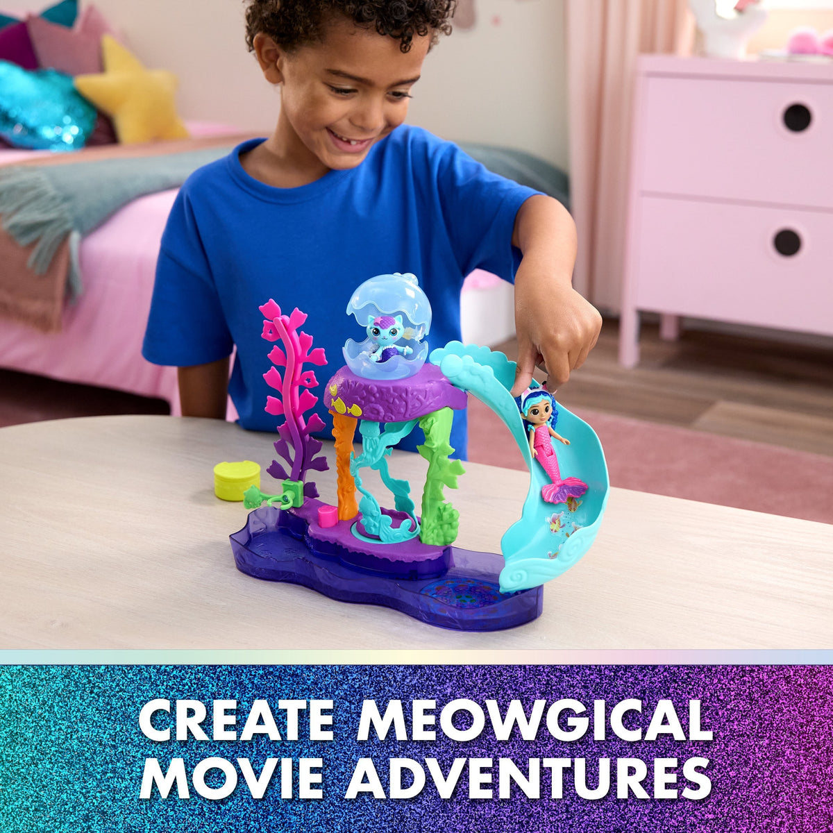 Gabby's Doll House Movie Aquarium Playset