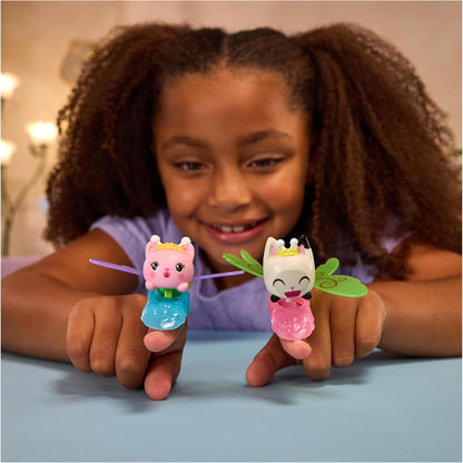Gabby's Dollhouse Fairylandia Baby Box Fairy Ring Figure with Fluttering Wings and Display Stand  Kids Toys