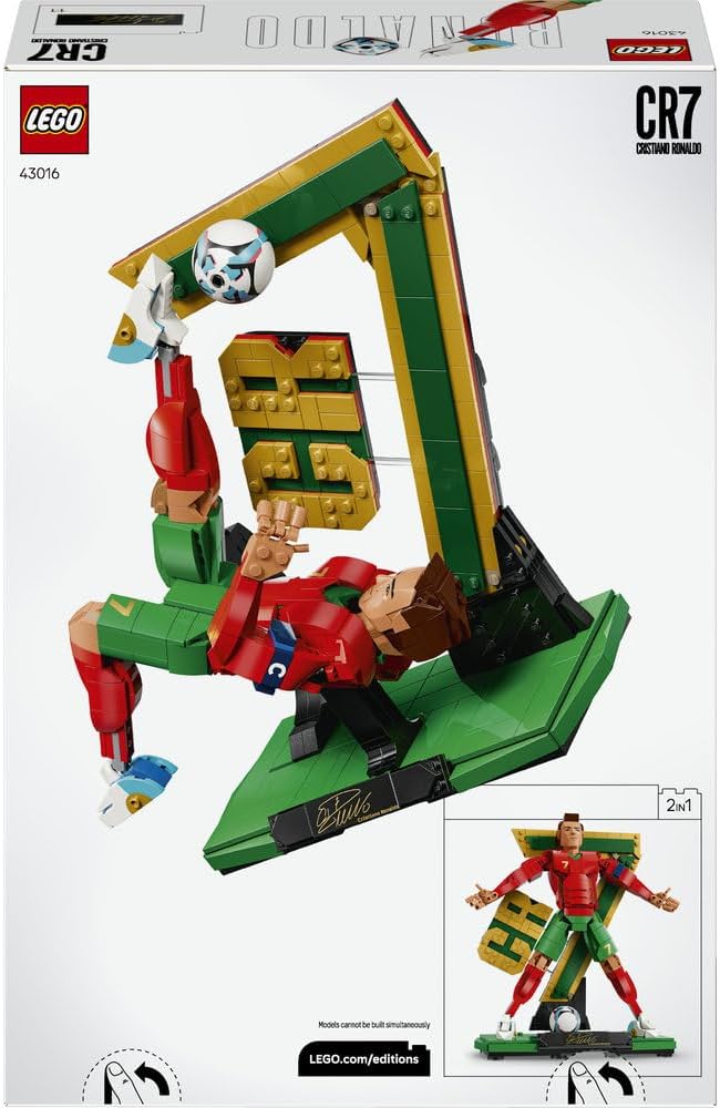 Lego Editions Cristiano Ronaldo Soccer Legend Building Set
