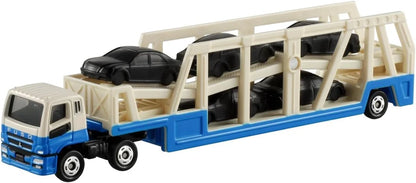 Tomica Mitsubishi Fuso Super Great Car Carrier 1:64 Scale Die-Cast Toy Truck - Collectible Transport Vehicle