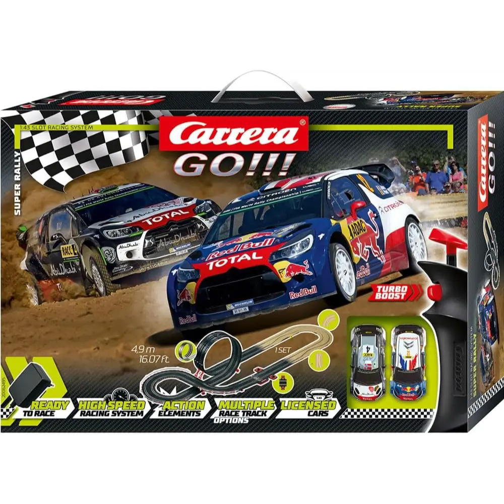 Carrera GO Super Rally 4.9M Battery-Operated Race Track Set
