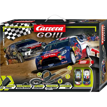 Carrera GO Super Rally 4.9M Battery-Operated Race Track Set