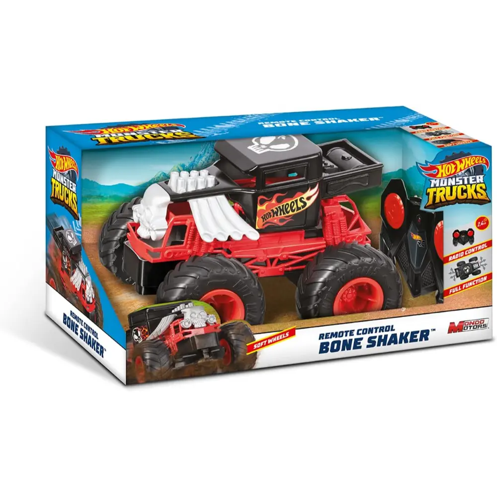 Hot Wheels RC Monster Truck Bone Shaker Battery-Operated
