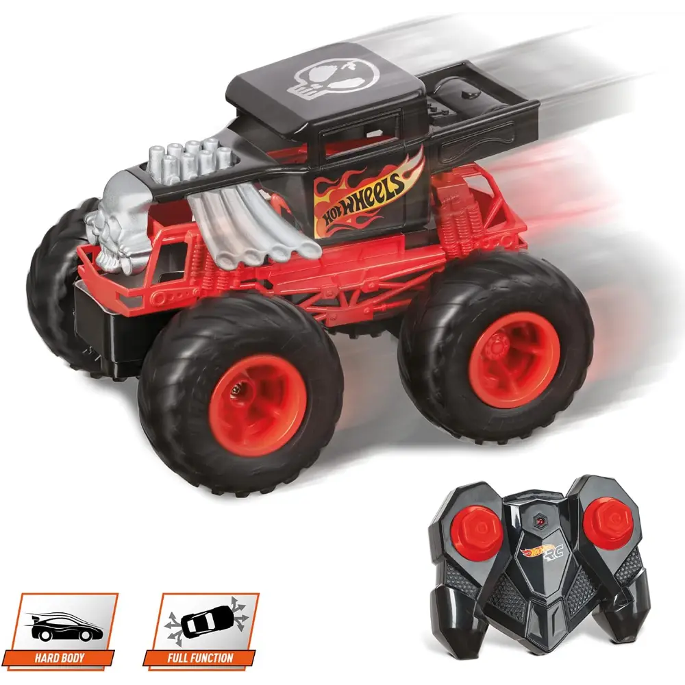Hot Wheels RC Monster Truck Bone Shaker Battery-Operated