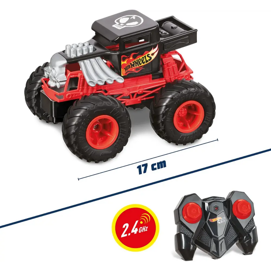 Hot Wheels RC Monster Truck Bone Shaker Battery-Operated