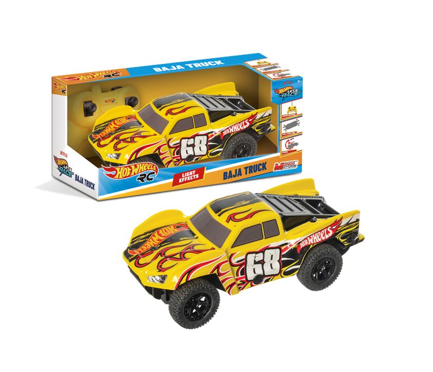 Hot Wheels RC Baja Truck Battery-Operated