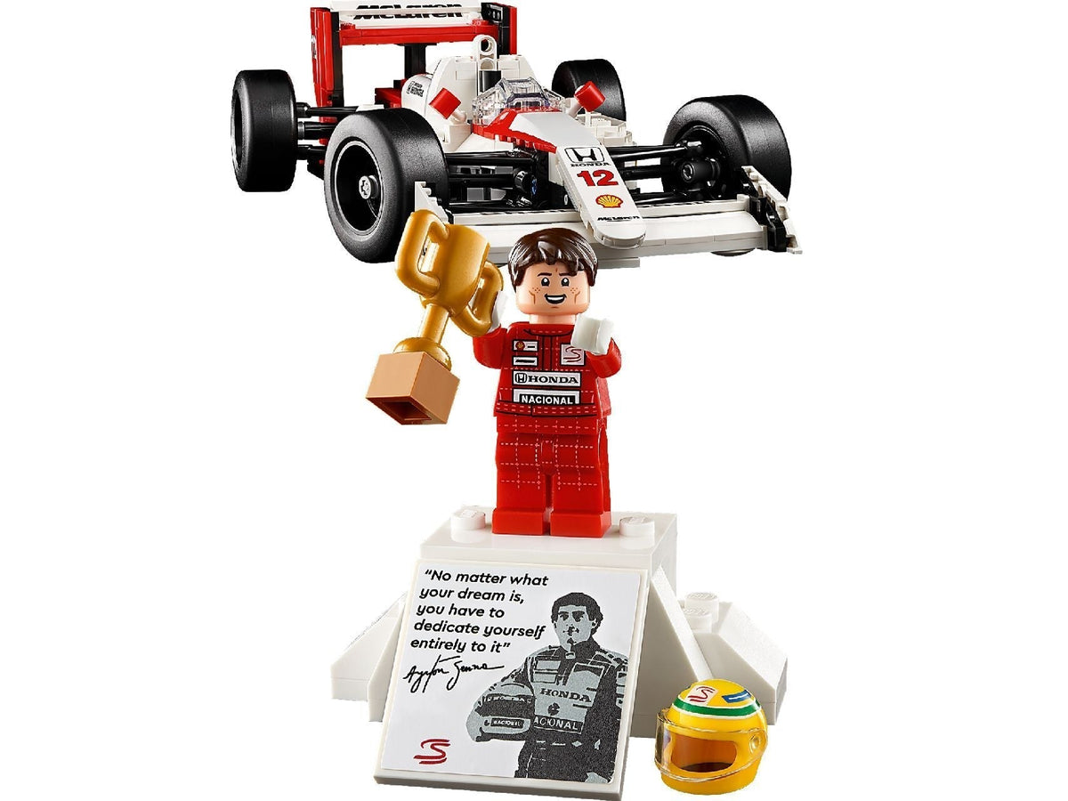LEGO Icons McLaren MP4/4 Ayrton Senna F1 Car Building Set