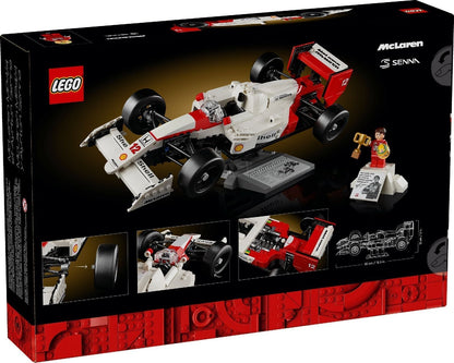 LEGO Icons McLaren MP4/4 Ayrton Senna F1 Car Building Set