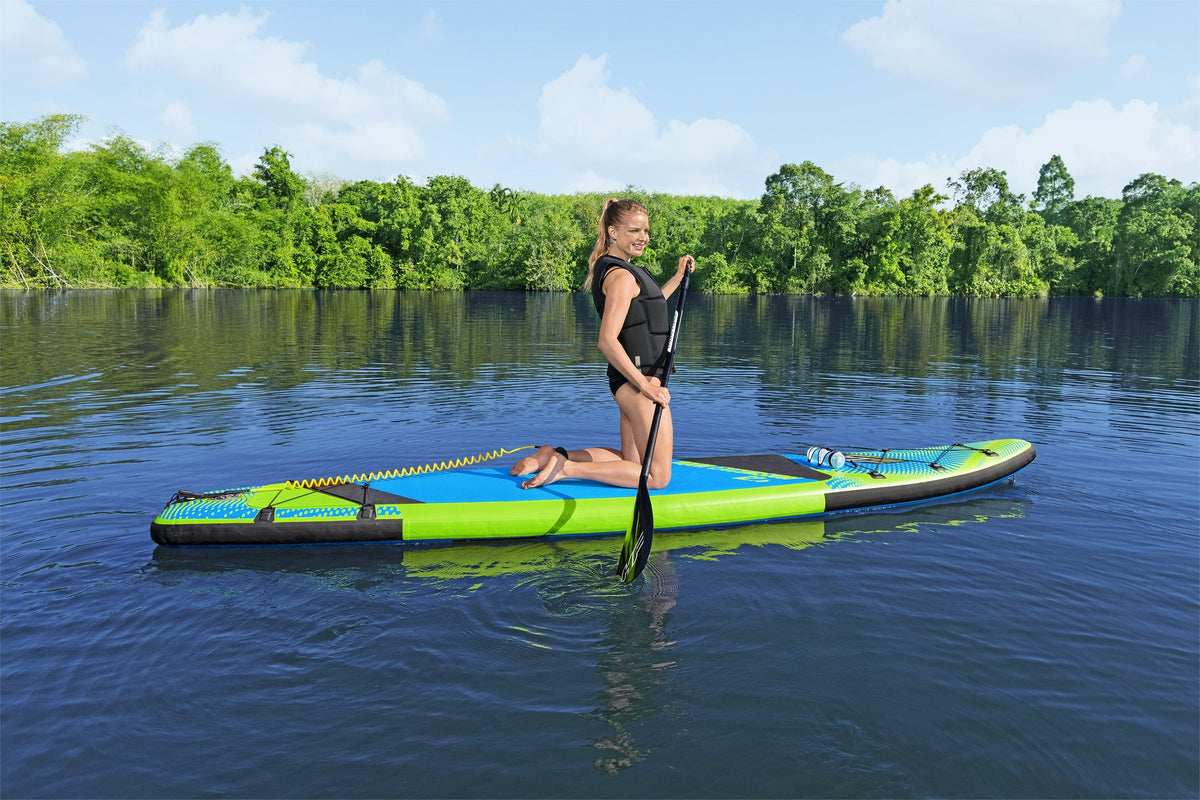 Bestway Hydroforce Aqua Excursion Stand Up Paddle Surfing Board Set 381 x 79 x 15cm