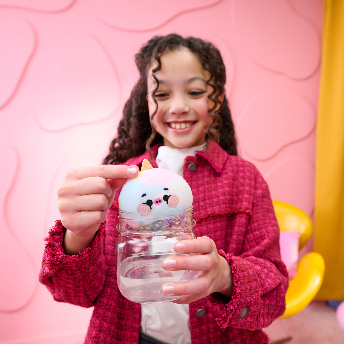 Magic Jellykins Surprise Plush Jar Water-Activated Collectible Toy for Kids 5+