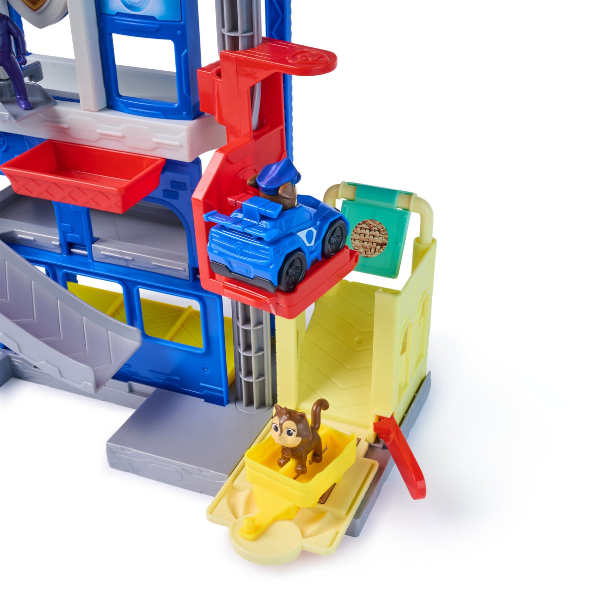 Paw Patrol Search & Rescue HQ Detective Playset with Chase Pup Squad Racer