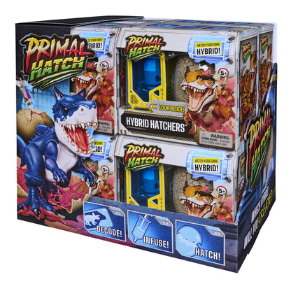 Primal Hatch Hybrid Hatchers Collectible Dinosaur Toy for Kids