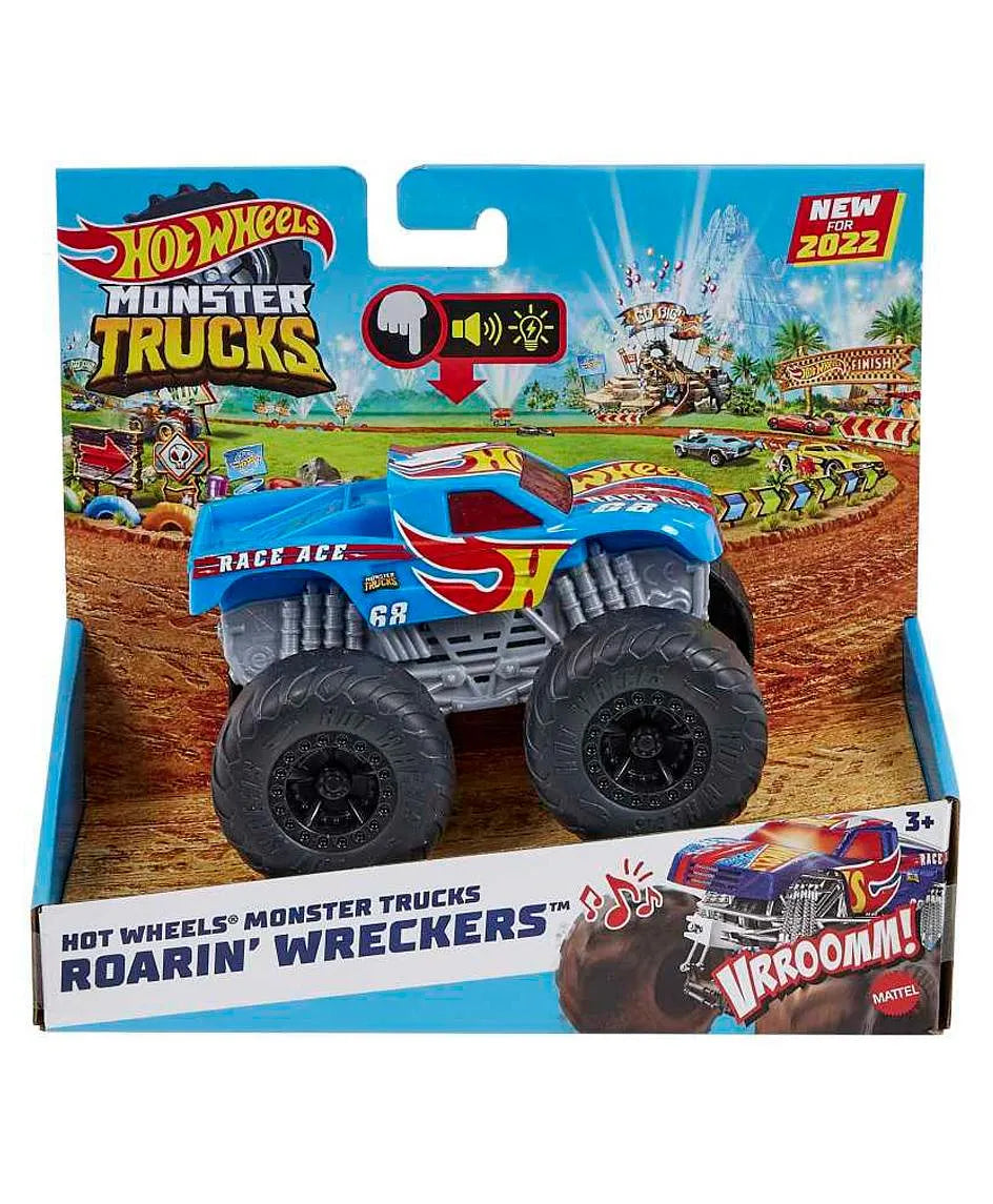 Hot Wheels Monster Trucks Light & Sound Hero 1:43 Scale Assorted Design