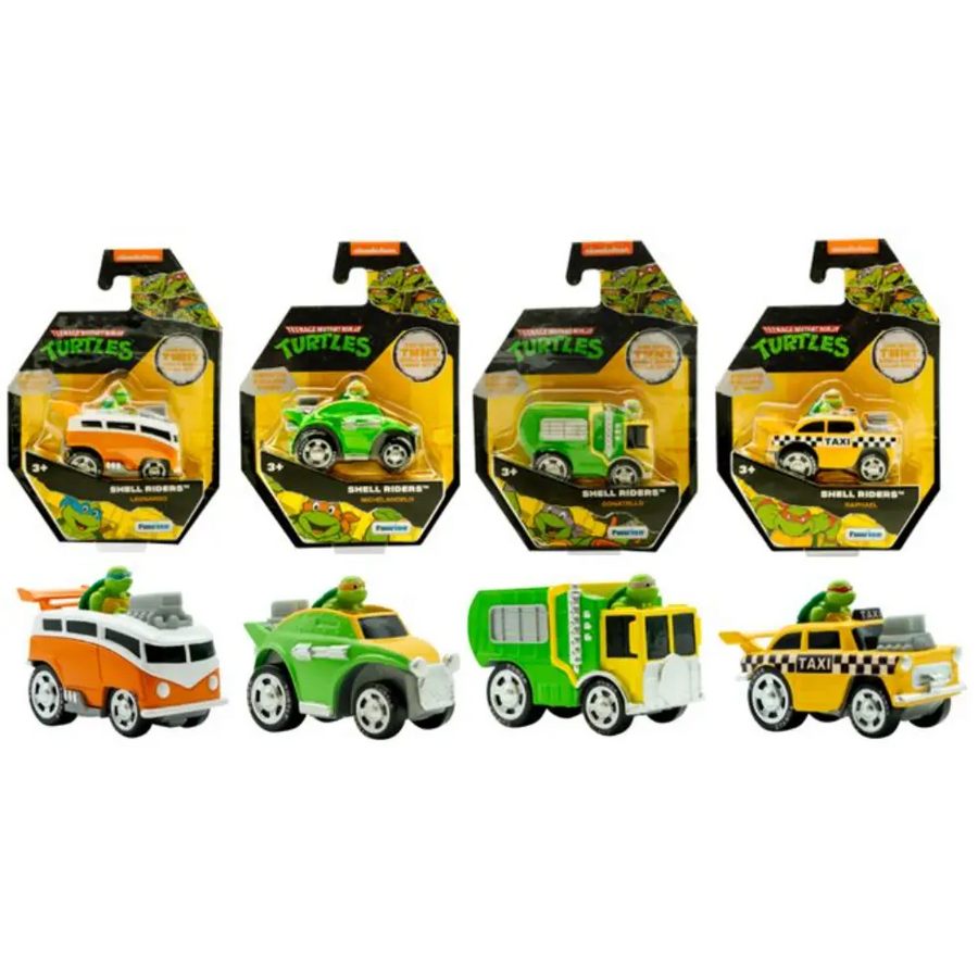 TMNT Die-Cast Shell Riders Classic Value - Sold Each Separately