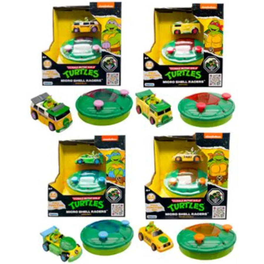 TMNT RC Micro Shell Racers 4 Assortment Battery-Operated