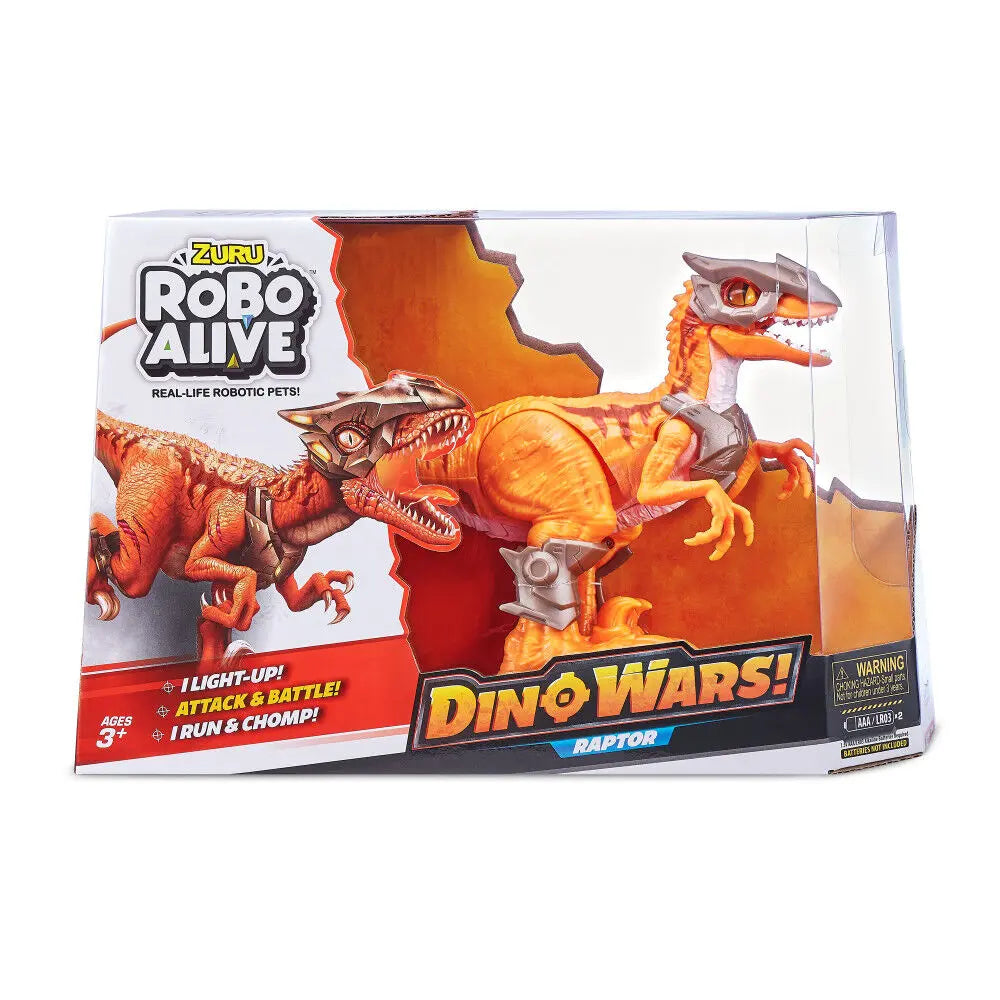 Robo Alive Dino Wars Series 1 Raptor Battery-Operated