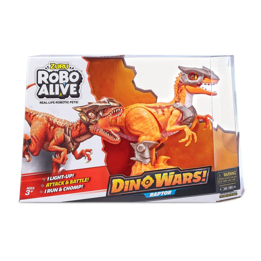 Robo Alive Dino Wars Series 1 Raptor Battery-Operated