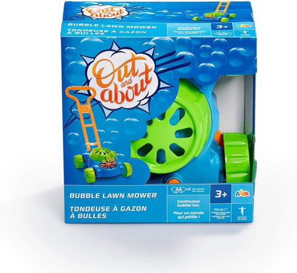 Addo Out and About Bubble Lawn Mower - Push Along Motorized Bubble Machine with Solution