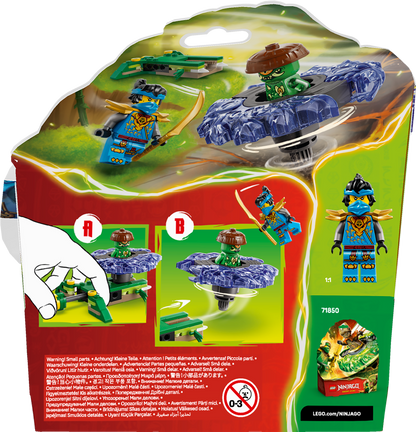 Lego Ninjago Nya Vs Mutation Monster Spinner