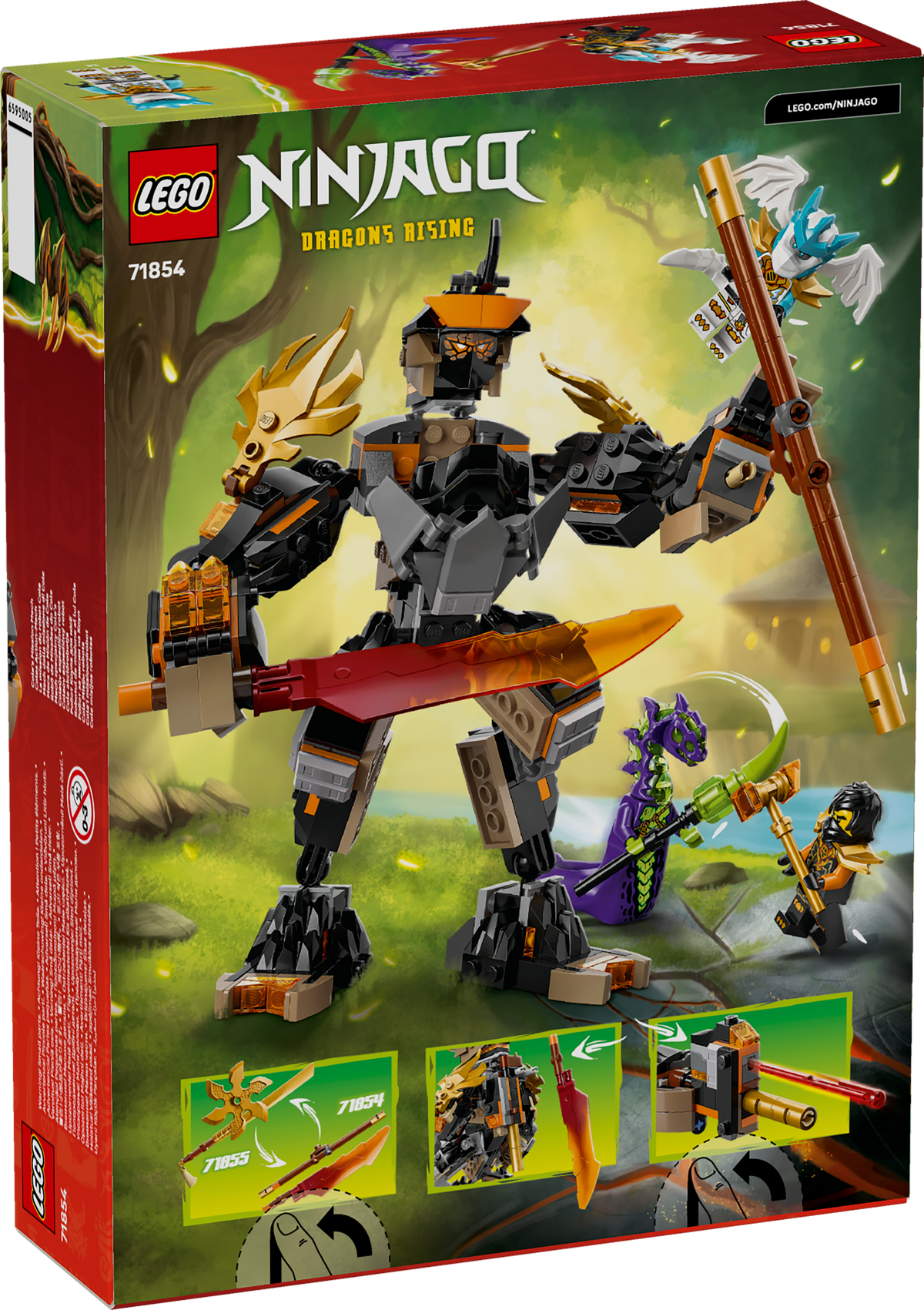 Lego Ninjago Coles Mission Mech & Dragon