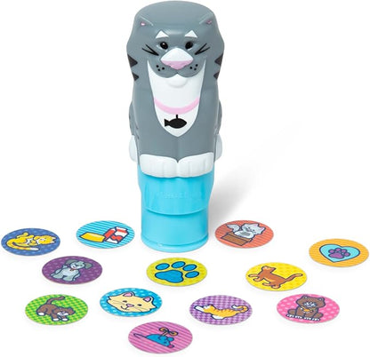 Melissa & Doug Sticker WOW! Cat Sticker Stamper & Activity Pad Set
