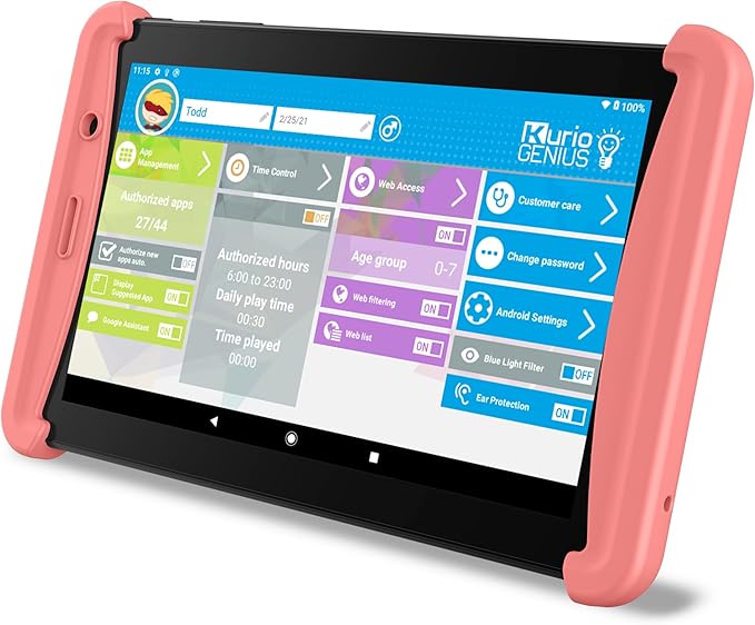 Kurio Tablet Pink Battery-Operated 7 - Inch
