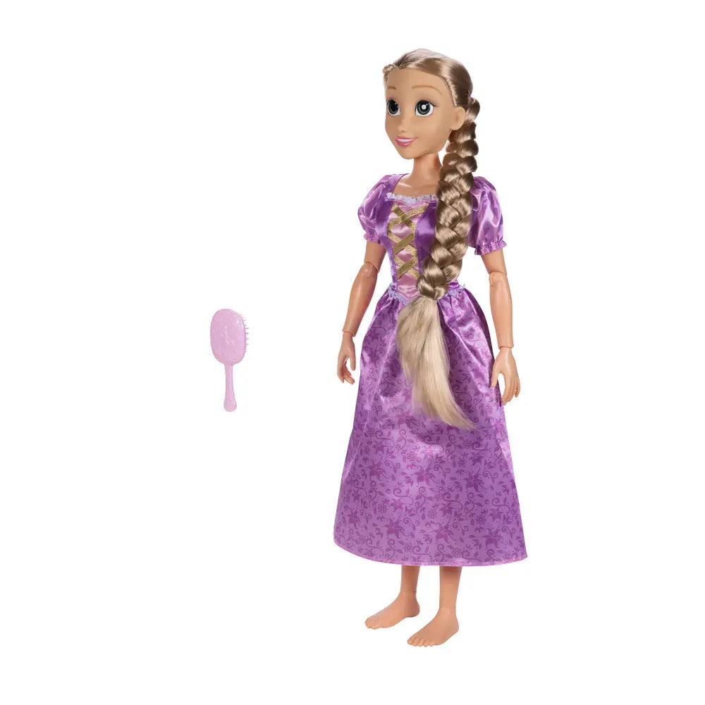 Disney Princess Playdate Rapunzel 32-Inch Doll with Hair Styling Accessories